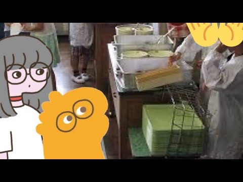 一緒に給食を食べよう!