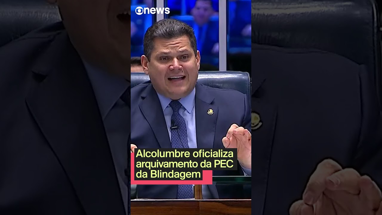 Alcolumbre oficializa arquivamento da PEC da Blindagem