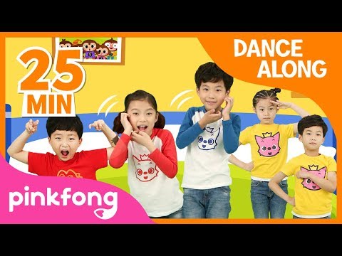 Five Little Monkeys and more | Best Kids Dance Along | +Compilation | Pinkfong Songs for Children