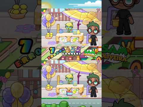 Avatar World 🧩 7 ERRORS @gatatito2 #tocaboca #tocaadventure #avatarworld #pazu