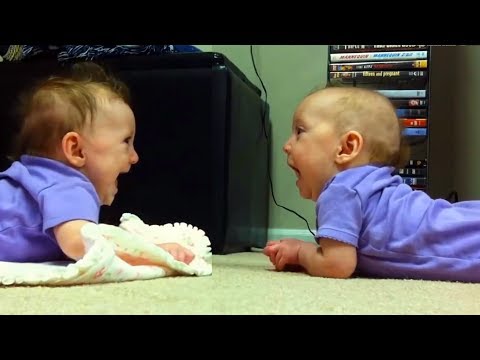 Cute TWIN BABIES Talking to each other -  FUNNY BABIES Compilation