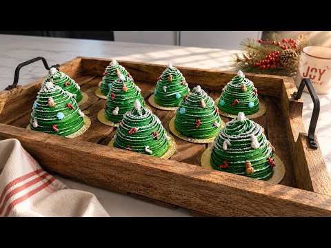 My Christmas Tree Cakes 🎄 Easy & Creamy Buttercream