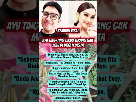 Ayu Ting-ting Teus Terang Gak Mau Di Dekati Desta #beritaartisterbaru #trendingshorts