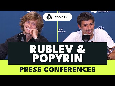 Andrey Rublev & Alexei Popyrin React To 2024 Montreal Final 🗣️