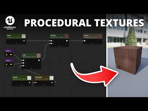 How to Make Procedural Textures Inside of Unreal Engine 5