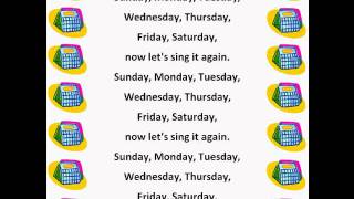 Teaching the Days of the Week - Days of the Week Rhymes and Songs