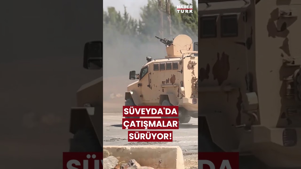 Süveyda Alarmda! Dürzilerle Güvenlik Güçleri Çatıştı, İsrail Devreye Girdi #shorts #israel