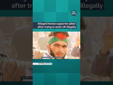 Alleged Hamas supporter jailed after trying to enter UK illegally #itvnews