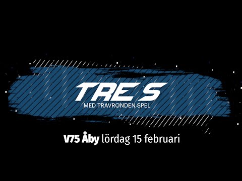 V75 Tre S Åby 15 februari – JACKPOT!