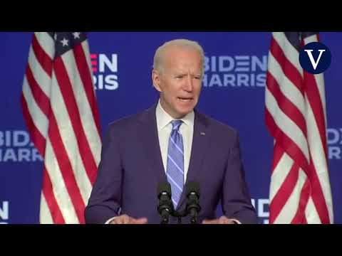 Biden, convencido de su victoria: “Nadie nos va a quitar nuestra democracia, ni ahora ni nunca”