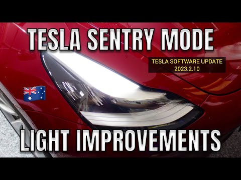 TESLA SOFTWARE UPDATE 2023.2.10 | Sentry Mode Lighting Improvements