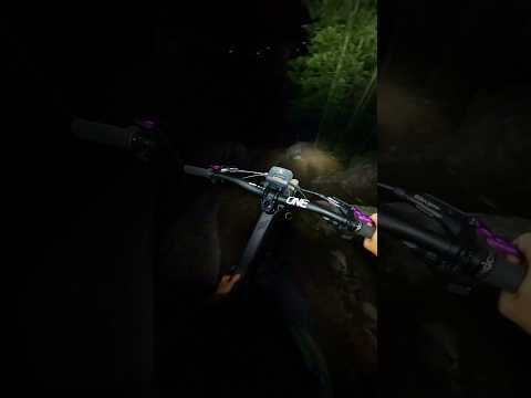 No one thought it was possible so I did it… #mountainbiking #nightriding