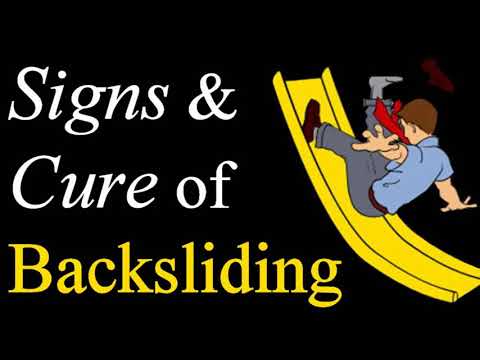Backsliding - Dr. Curt D. Daniel Christian Audio Sermons