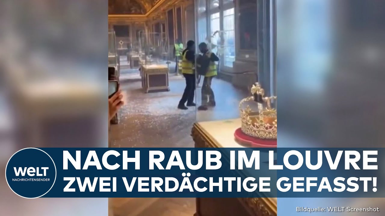 PARIS: Nach Diebstahl im Louvre! Festnahme! Polizei fasst zwei Verdächtige wegen Kunstraub