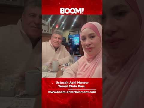 Ustazah Asni Mansor temui cinta baru. #boom #boomentertainment #asnimansor #mounirabdulkareem