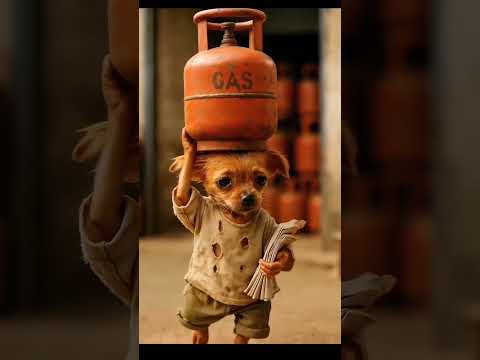 poor puppy did not have tshirt his friends make laugh #shorts #garbbingpuppy #animahal #poordog #ai