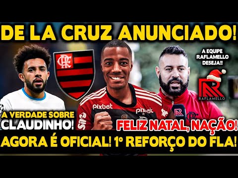 COMEMORA NAÇÃO! FLAMENGO ANUNCIA DE LA CRUZ! 1º REFORÇO PARA 2024! A VERDADE SOBRE CLAUDINHO!