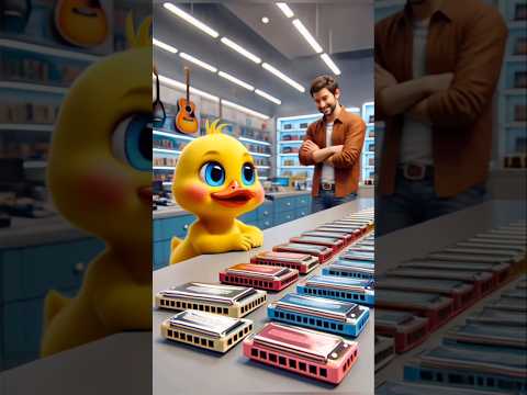 बत्तख ने चिंटू बेटे के लिए म्यूजिक सिस्टम खरीदा😛🤩 #cartoon #Hindi #viralvideo #storycartoon