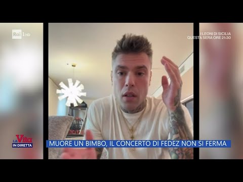 Fedez, Il padre del bimbo morto: "Potevi fermare il concerto" La Vita in diretta 17/09/2024