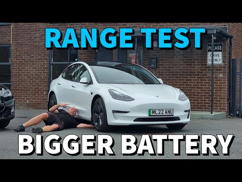 New 2022 Tesla Model 3 Long Range  with bigger 79kwh battery real-world range and efficiency test