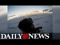 Cops save woman in frozen lake- Exclusive