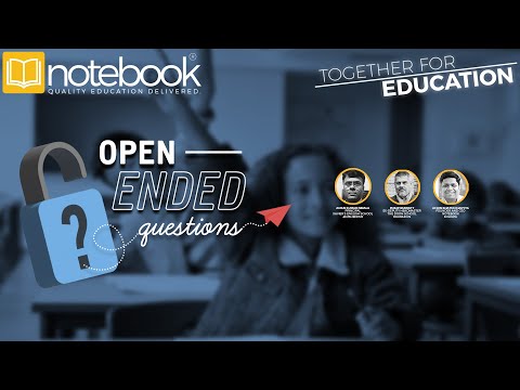 Notebook | Webinar | Together For Education | Ep 167 | Open-Ended Questions