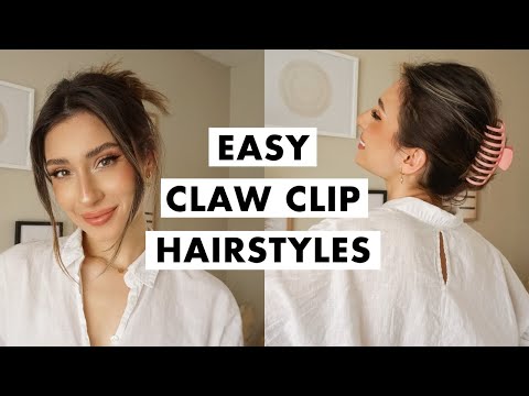 How to Wear a Claw Clip | Easy Hairstyles