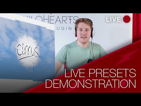 Cirrus by Arovane – presets demonstration