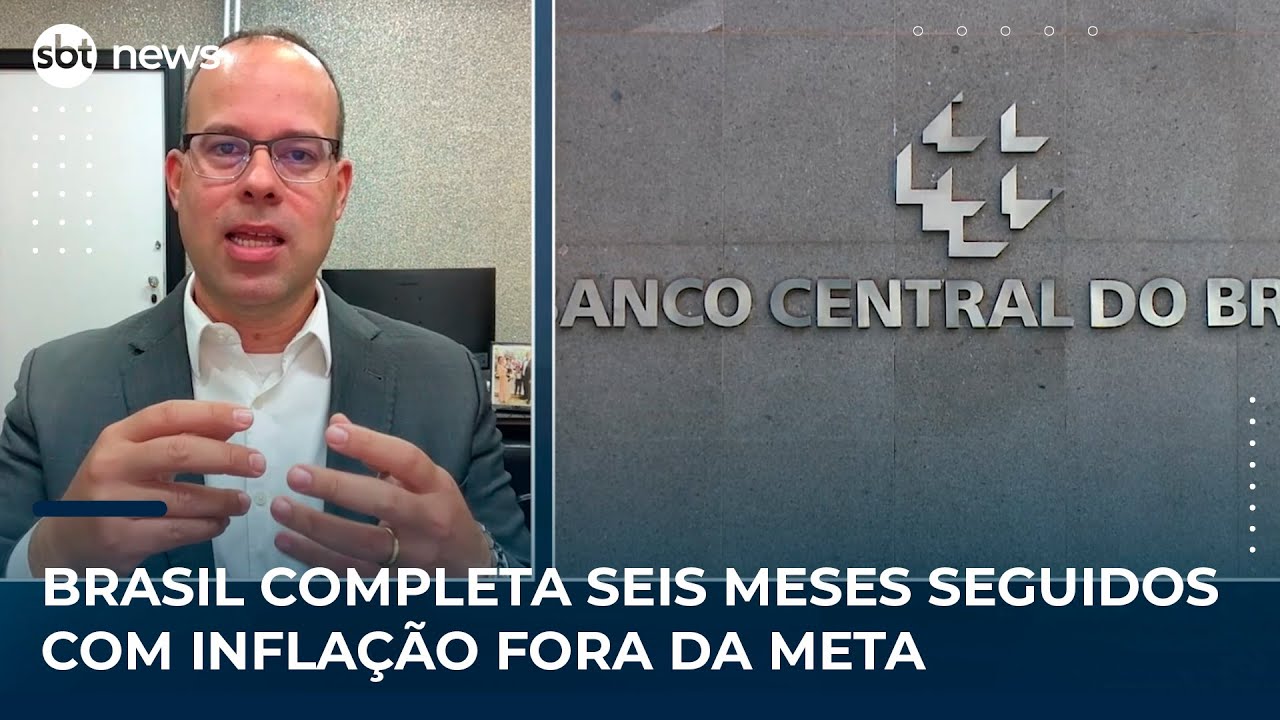 Brasil completa seis meses seguidos com inflação fora da meta | SBT News