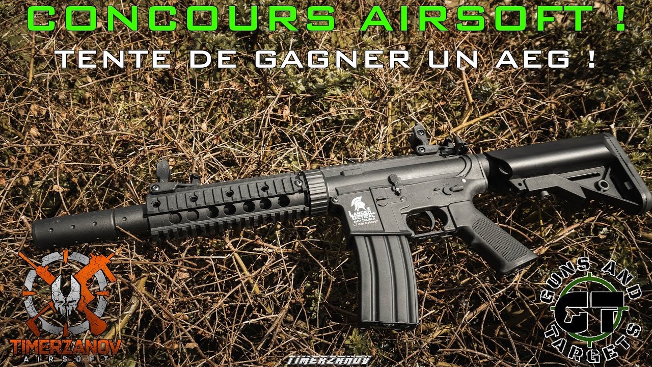 CONCOURS AIRSOFT ! TENTE DE GAGNER UN AEG ! (M4 LT-15 GEN 2 SD)