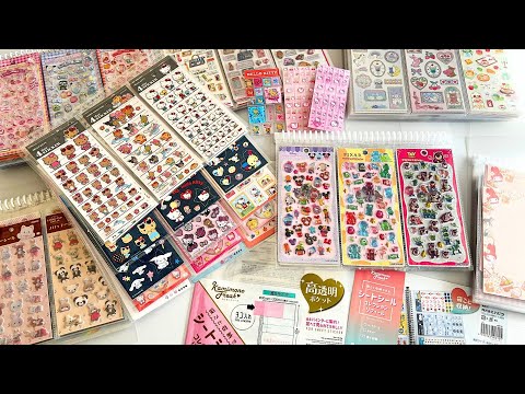 【100均グッズ収納】シール＆レターセットを整理整頓。ダイソーのシートシールリフィルが便利【ボンボンドロップシールなど】