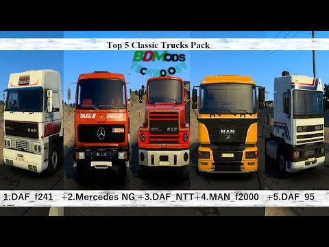 Top 5 Classic Trucks Pack 1.45x