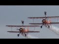 Breathtaking: Wingwalkers dance on flying planes
