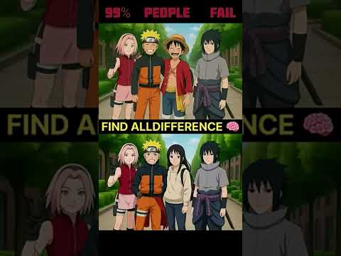 find all different between photo #naruto #anime #sakura #sasuke #hinata #growth