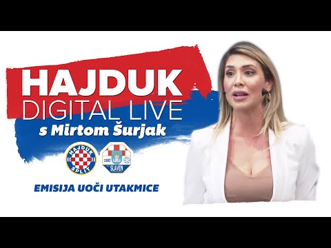 Hajduk Digital Live uoči utakmice Hajduk - Slaven Belupo 2:1