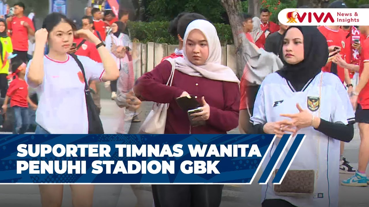 Supporter Timnas Indonesia Sudah Ramaikan GBK Sejak Sore