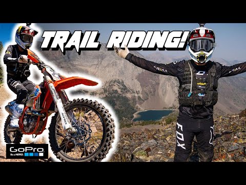 CHAD REED TRAIL RIDING IN IDAHO! Raw GoPro