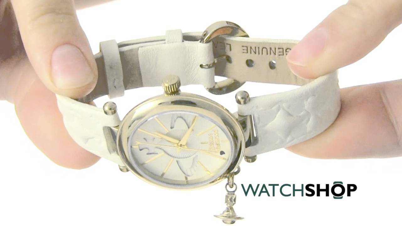 Vivienne Westwood Ladies' Orb II Watch (VV006WHWH) - YouTube