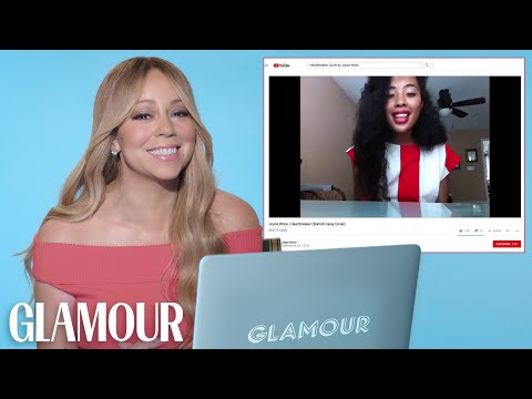 Mariah Carey Watches Fan Covers On YouTube | Glamour