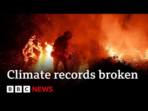 Climate change: Broken records leave Earth in 'uncharted territory' - BBC News
