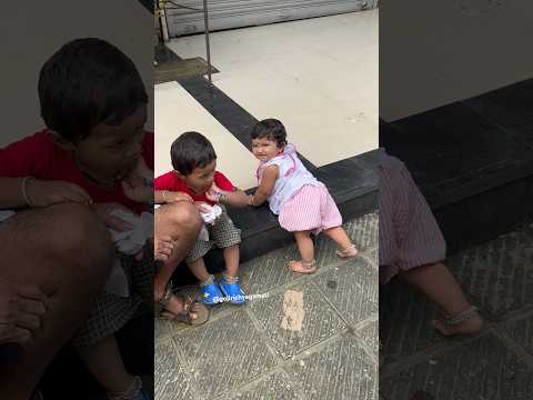 गोजिरी खेळते दादा सोबत #shorts