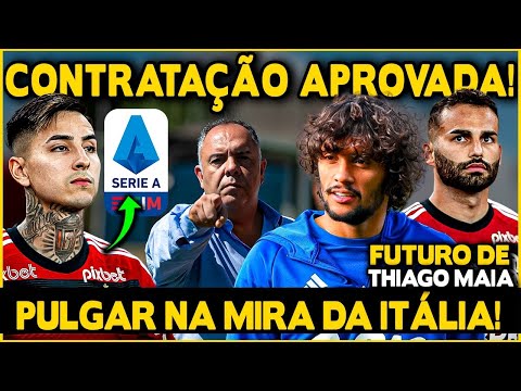 TITE APROVA CONTRATAÇÃO DE GUSTAVO SCARPA! CLUBES DA EUROPA QUEREM PULGAR! FUTURO DE THIAGO MAIA!