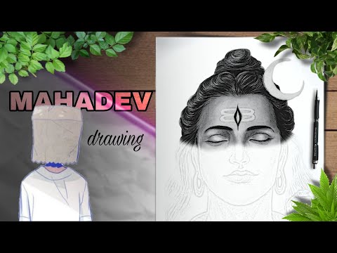 Mahadev drawing part 1.#mahadev #drawing #art #sketch 