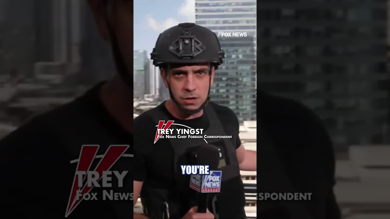 WATCH: Fox News reports as air defenses engage over Tel Aviv