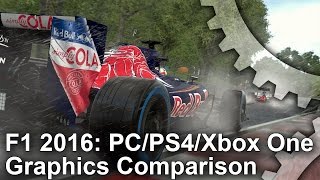 F1 2016 - PC/PS4/Xbox One Graphics Comparison