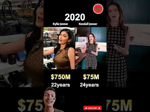 Kyline Jenner vs Kendall Jenner Networth. #viralshort #facts #comparison