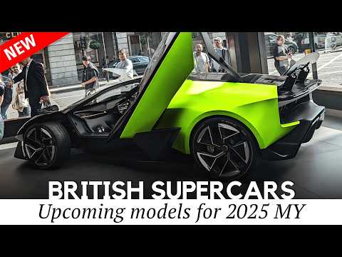 Top 10 Upcoming Supercars by Exotic British Automakers (Top Speed & Technical Info)