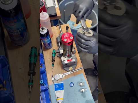 Ride Shocks DPA Housing torqued to spec and ready to have knobs installed. #rideshocks