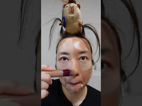 【検証】どっちが小顔に見える？ #makeup