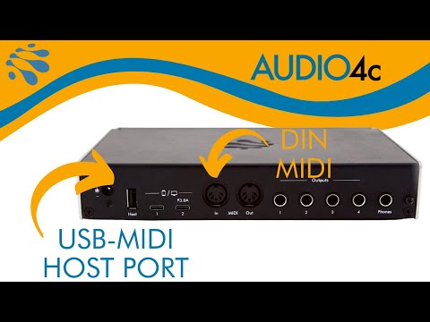 AUDIO4c: Making MIDI Connections